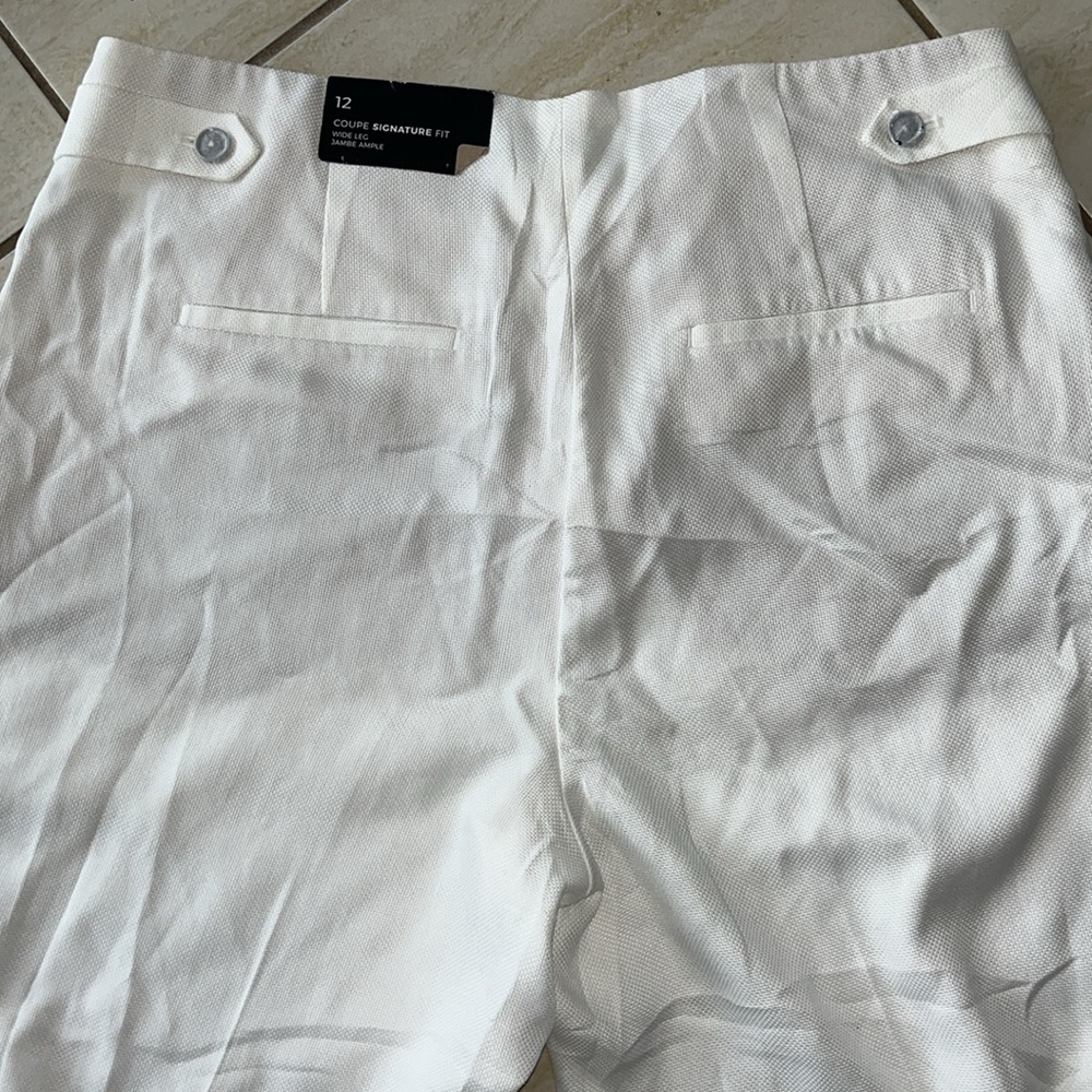 NWT RW&Co Wide Leg Tencel Pant Size 12 - Picture 10 of 12